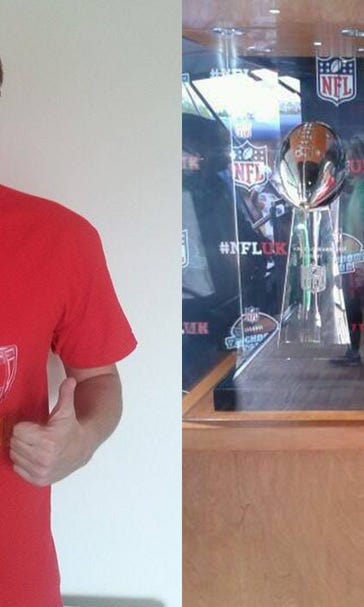 Win one for the Brit: Chief of team's UK fan club will be at Arrowhead on Sunday